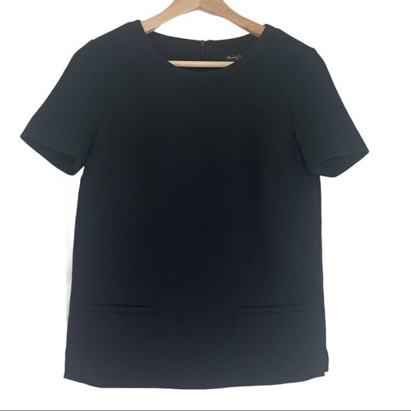 Massimo Dutti Tops - Massimo Dutti Scuba Like Structured Dress Top